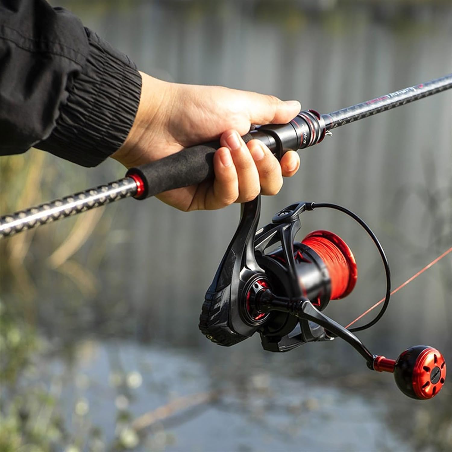 1.8M 2.1M カーボンロッド 伸縮ロッド/キャスティングロッド